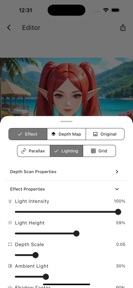 Live 3D Photo Animator Editor screenshot