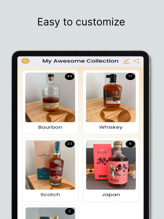 WhiskeyTrove iPad screenshot 2 - Food & Drink app