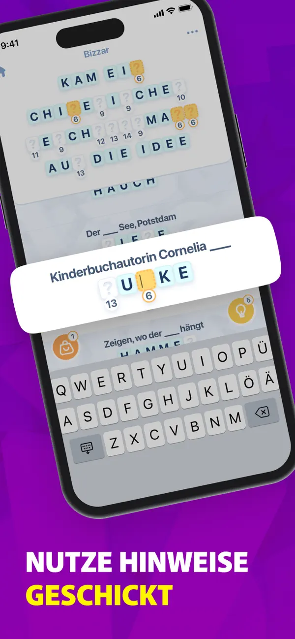 Crostic－Wörter Kreuzworträtsel iPhone Spiel Screenshot 4 – Spiele