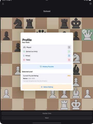 Zen Chess Puzzle iPad screenshot