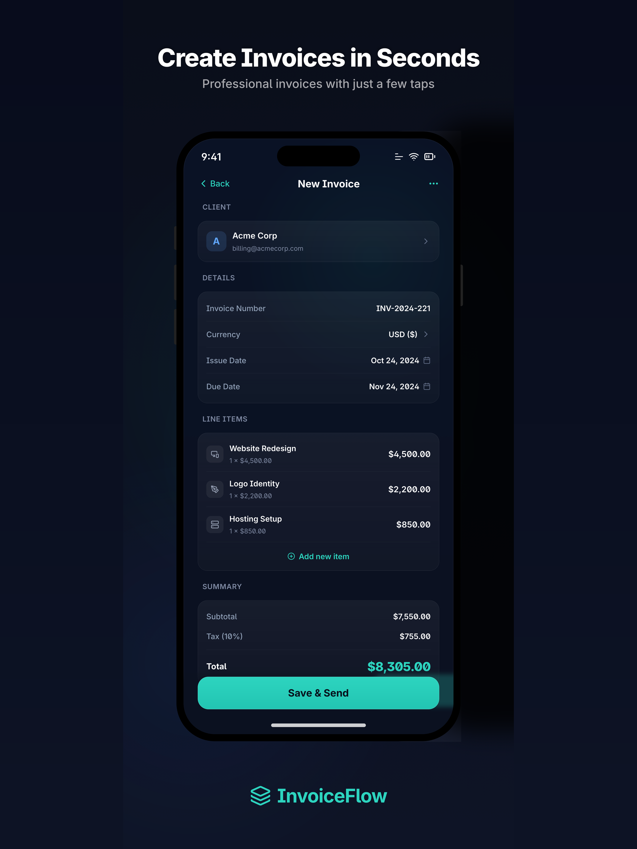 InvoiceFlow - Invoice Maker