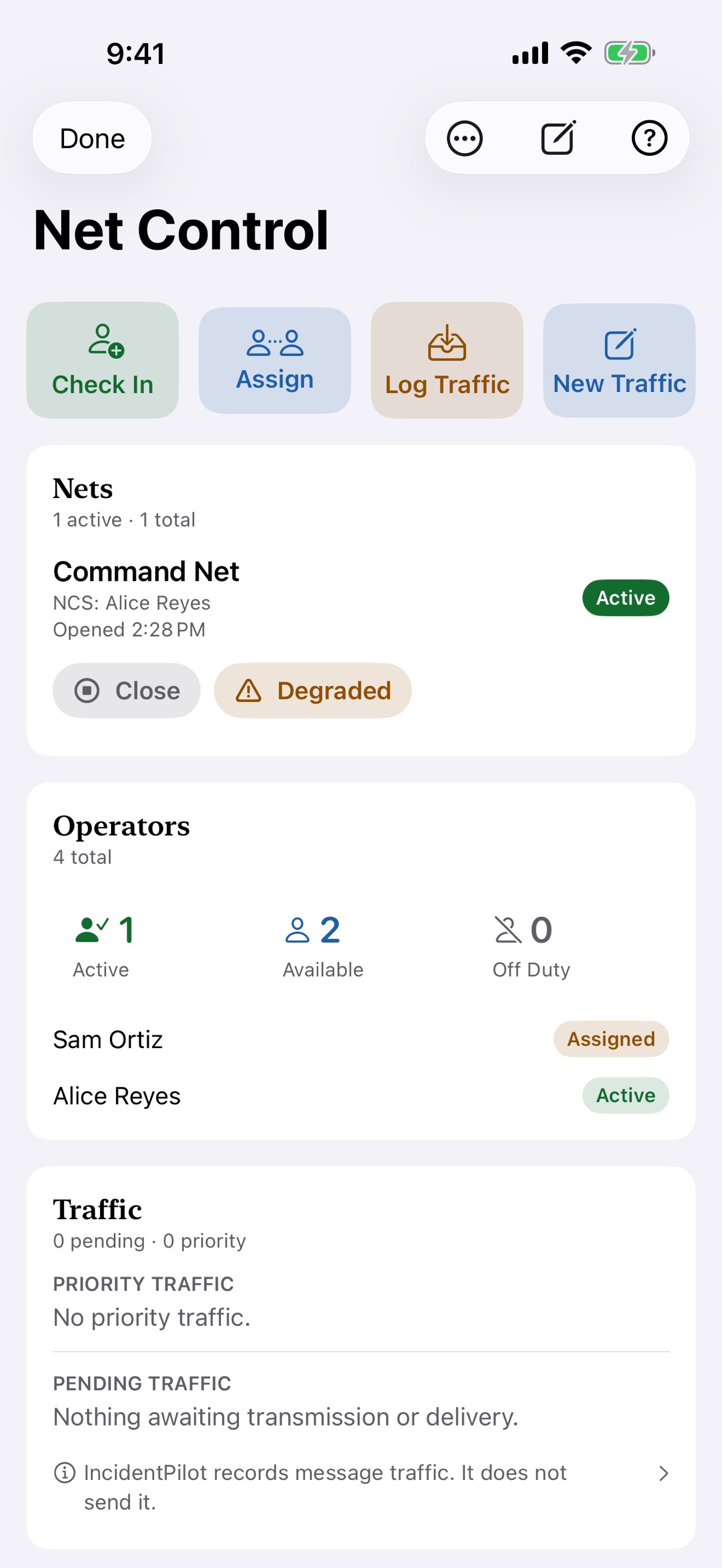 Screenshot 1 of IncidentPilot