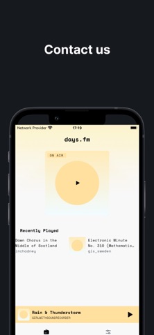 days.fm screenshot
