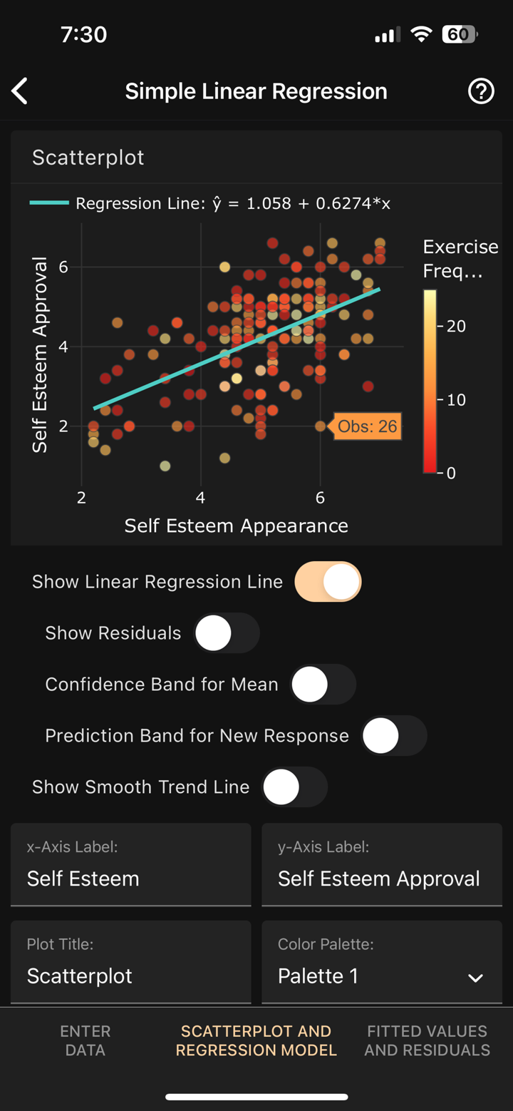 Art of Stat: Regression screenshot 5