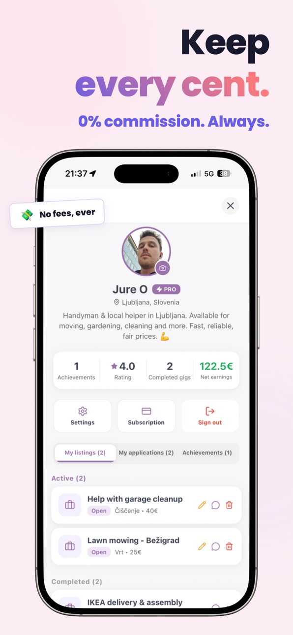 iPhone screenshot