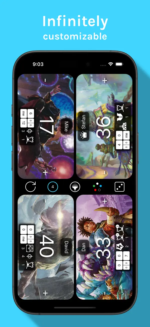Screenshot #1 pour Lifetap Life Counter for MTG