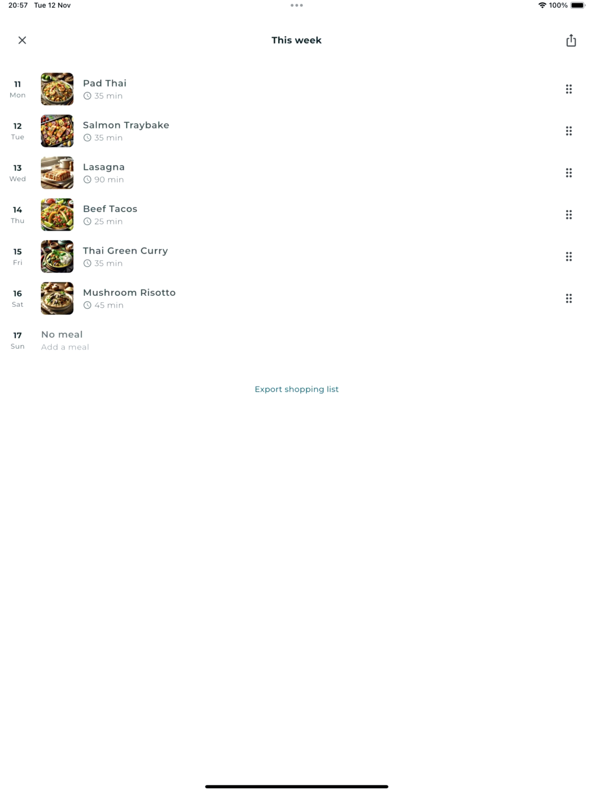 Sous Chef  - AI meal planner screenshot 8