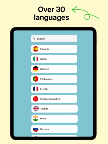 LittleLingo: Kids flashcards iPad screenshot