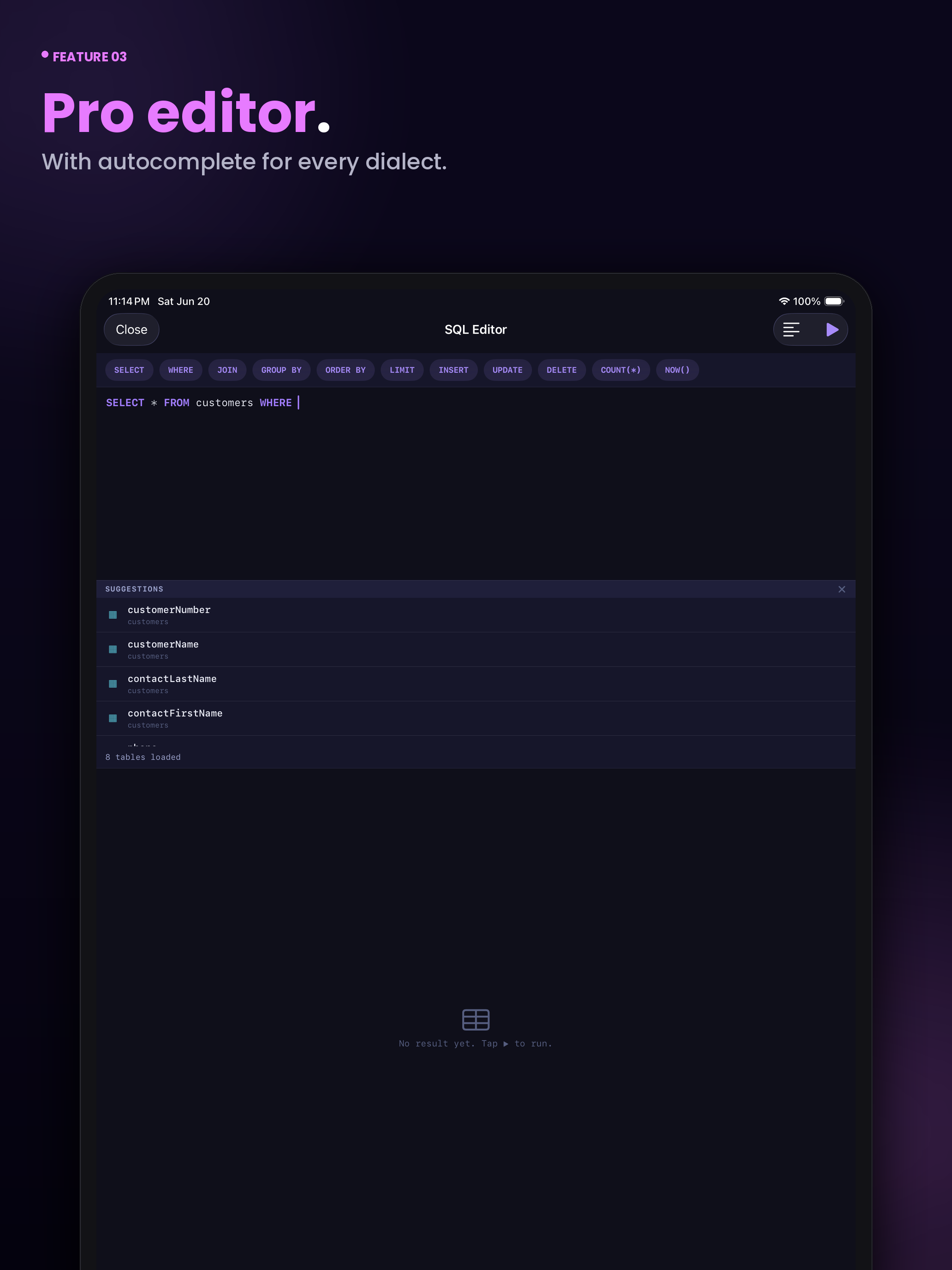 MagicSQL - SQL Client & Editor