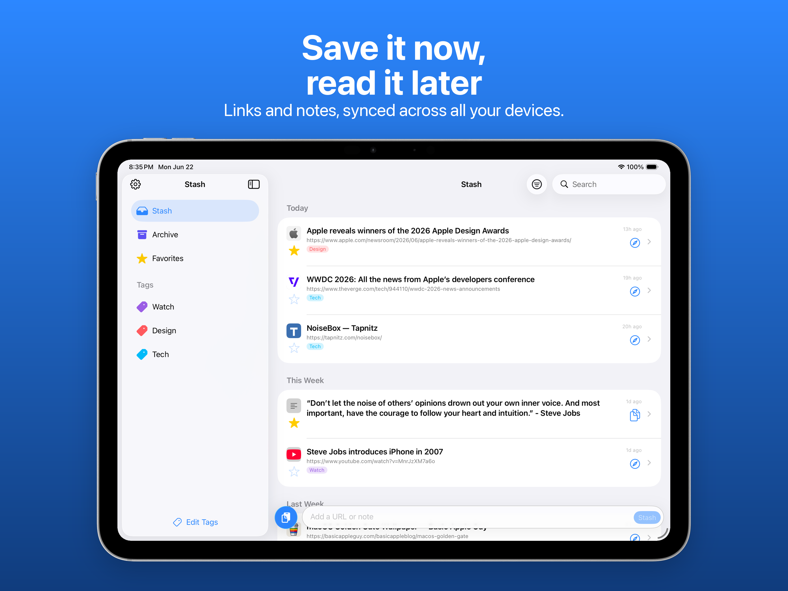Stash: Save & Sync For Later screenshot 9