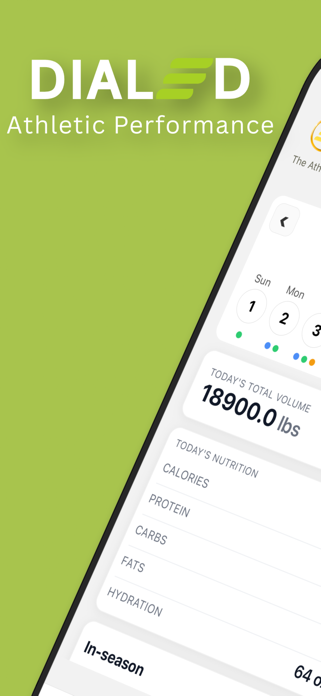 Dialed - Athletic Performance Screenshot 1 of 7