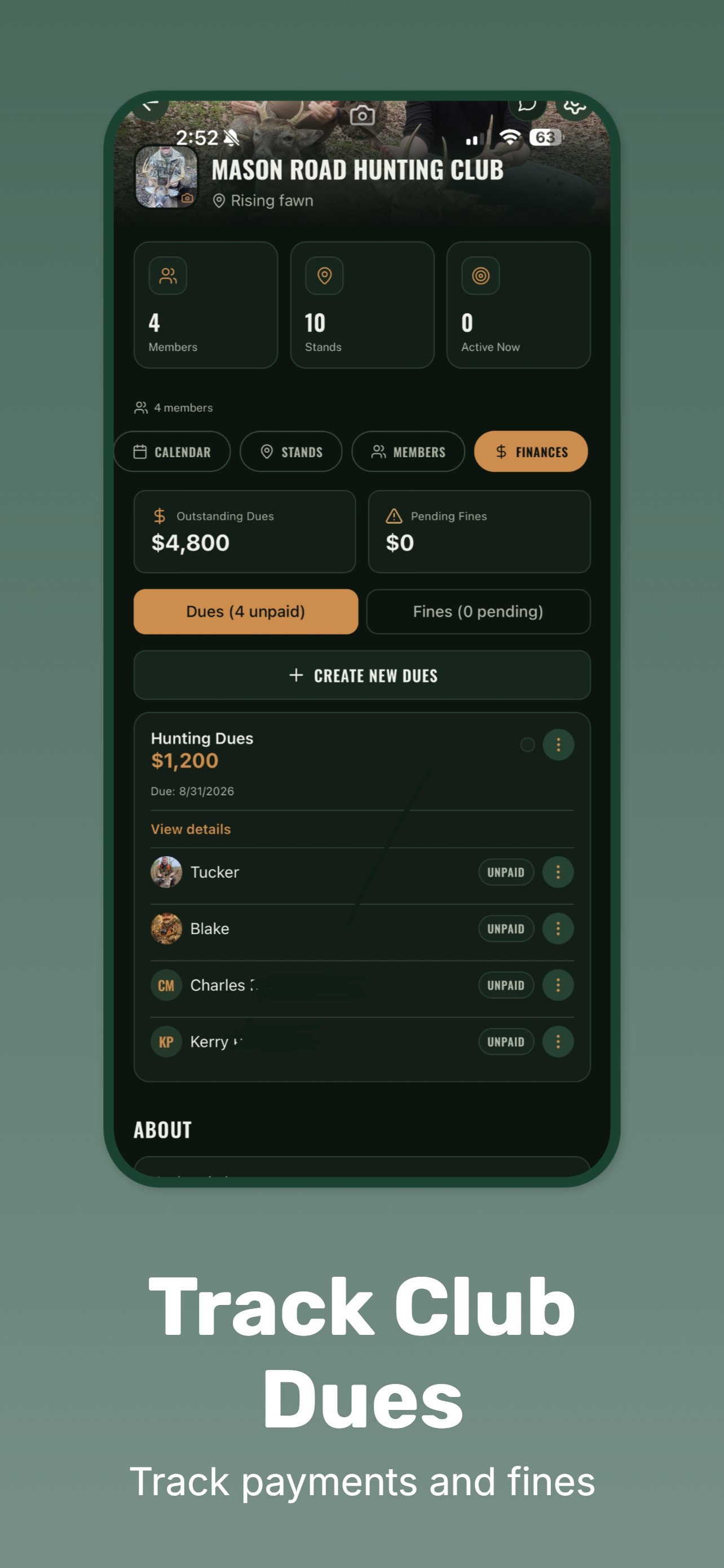 Hunting Club - Club Manager screenshot 3