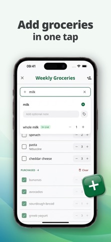 Listyk: Grocery List iPhone screenshot