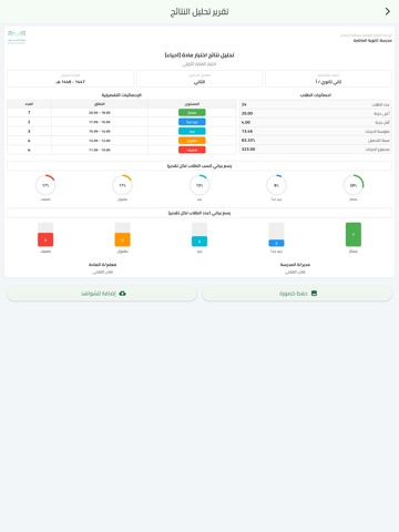 تقارير الشواهد iPad screenshot 2