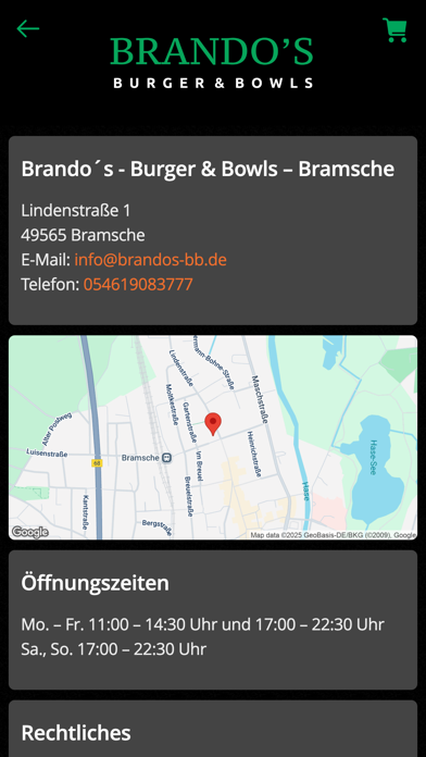 Brando´s Burger&Bowls Bramsche screenshot