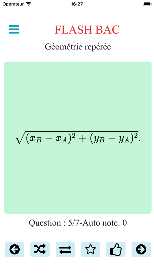 #5. Flash Bac Maths 2nde (iOS) โดย: Hatem Maati