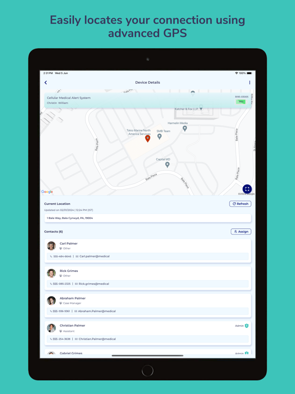 Connect America iPad screenshot 4 - Health & Fitness app
