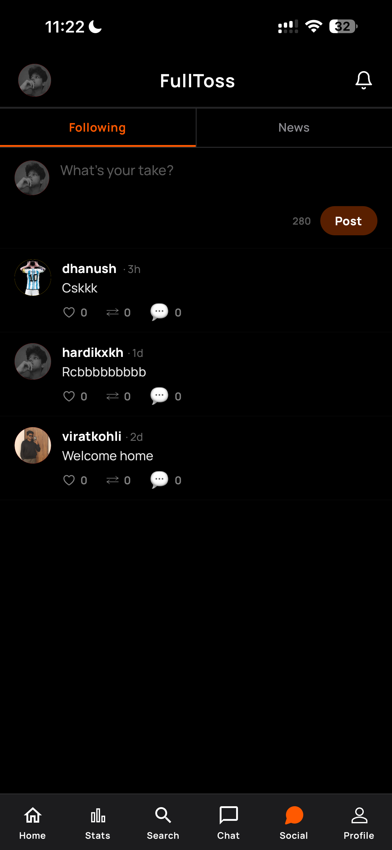 FullToss: Sports Community screenshot 10