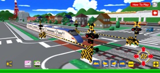 Railroad Crossing Train 3D S iPhone screenshot