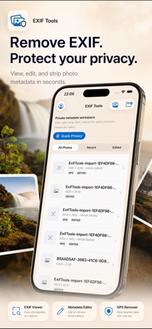 照片元数据 EXIF 清理工具 screenshot