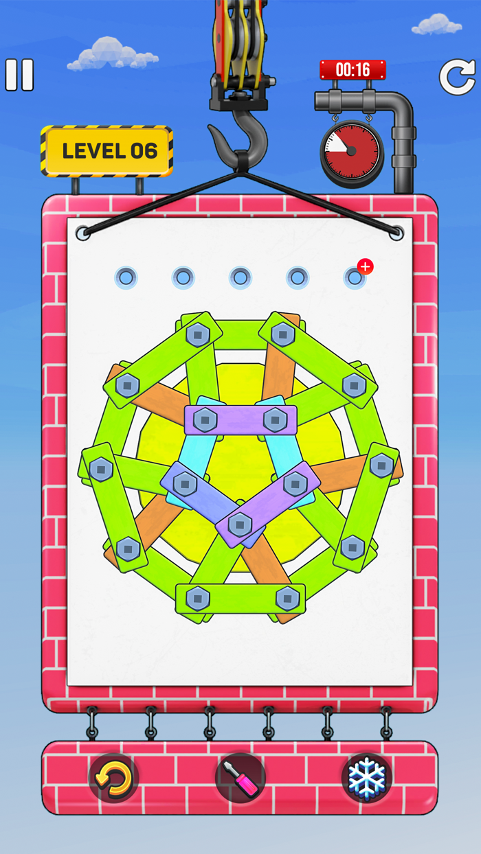 Screw Nuts And Bolts 3D Puzzle