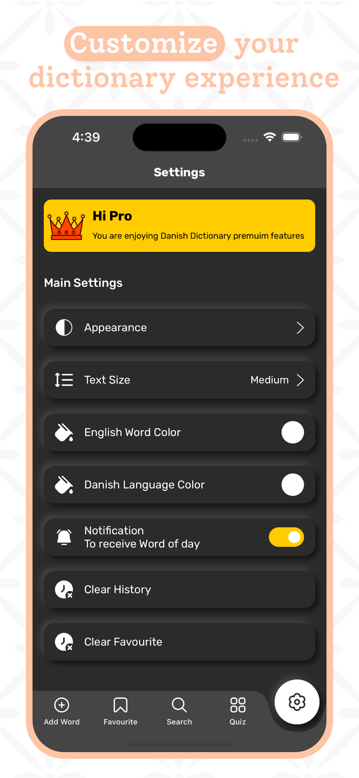 Danish | Danish Dictionary screenshot 7