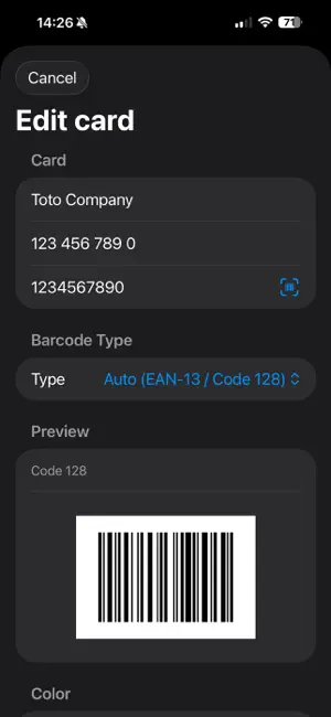 Loyalty Card Keeper screenshot 4