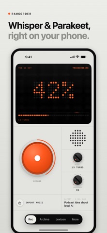 RAWcorder screenshot 2