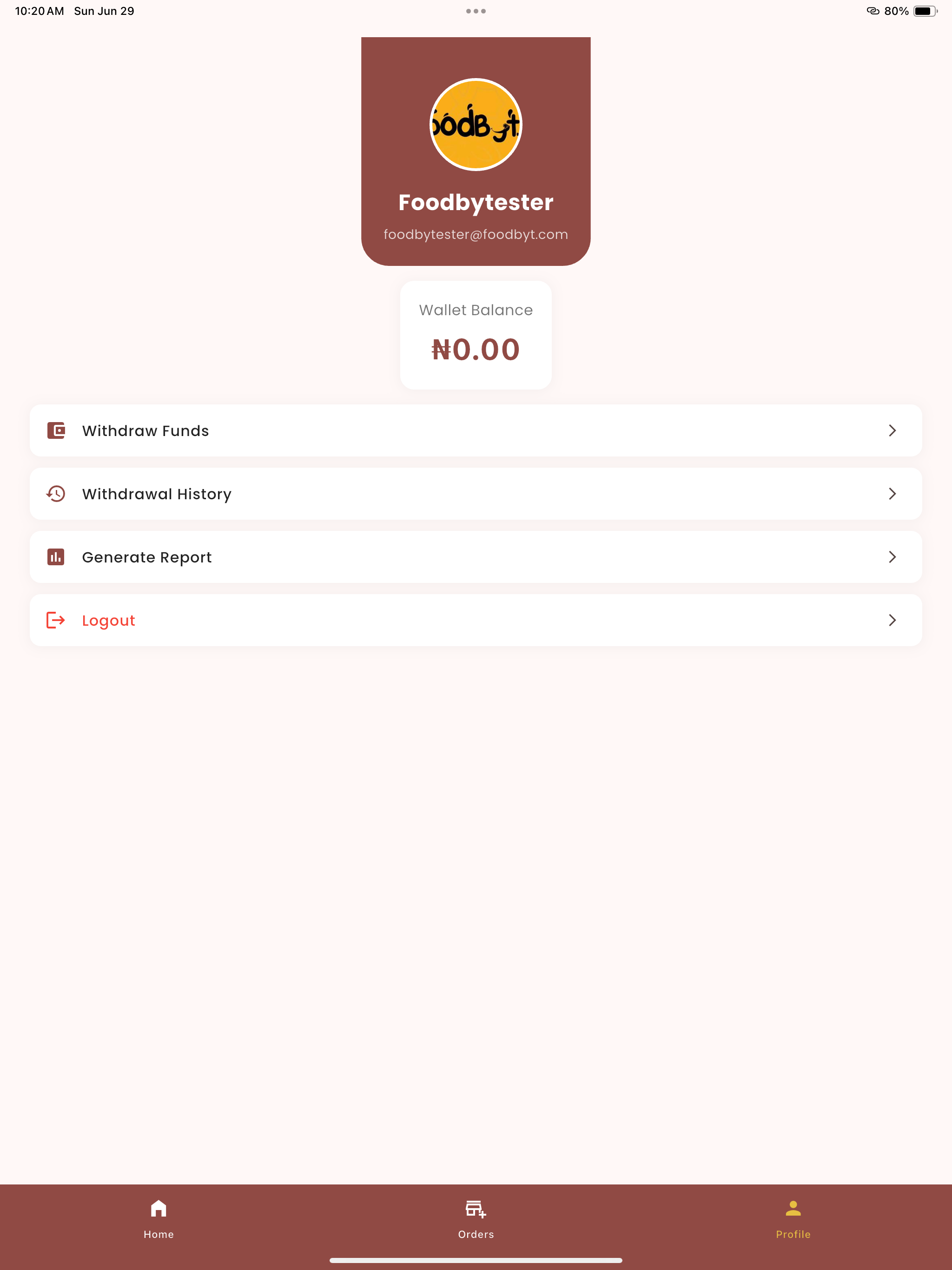 Foodbyte Vendor screenshot 13