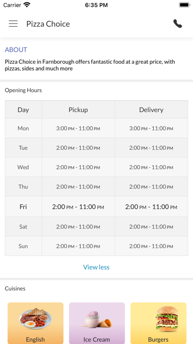 Best Kebab Centre. Screenshot