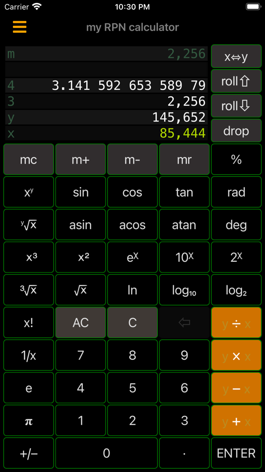 #5. My RPN Calculator (iOS) By: Ling Lin