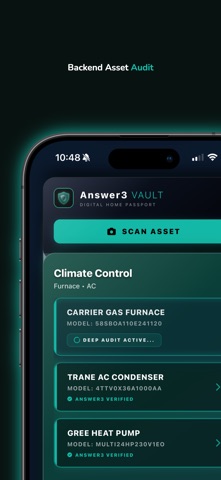 Answer3 Vault iPhone screenshot