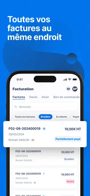 Abby: Facturation électronique iPhone screenshot 4