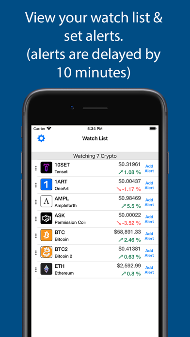 Crypto Alert Boss Screenshot