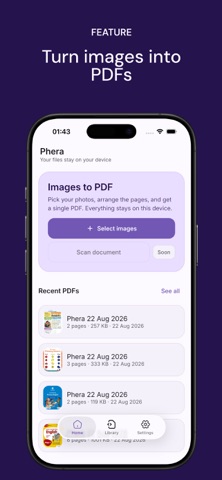 Phera: Image to PDF Converter Screenshot 2 of 10