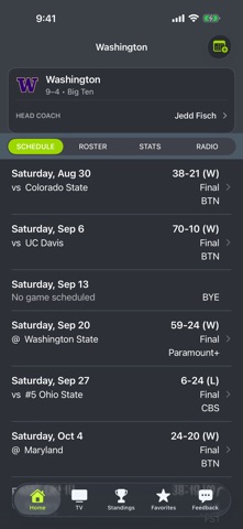 Washington Football Screenshot 1 of 9