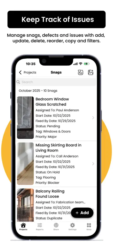 SnagBricks - Site Auditing screenshot 3