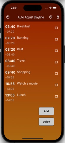 Auto Adjust Dayline screenshot