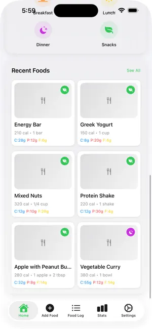 CalorieKeeper: Food Tracker screenshot 2