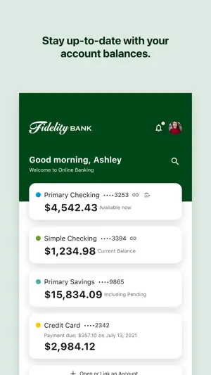 Fidelity Mobile Banking screenshot 2