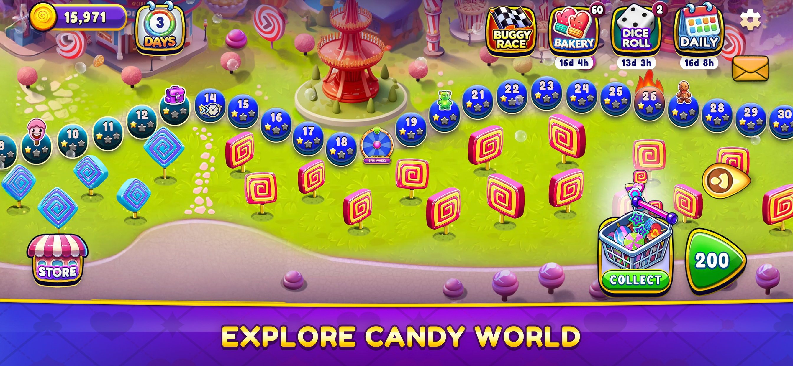 Solitaire Candy World
