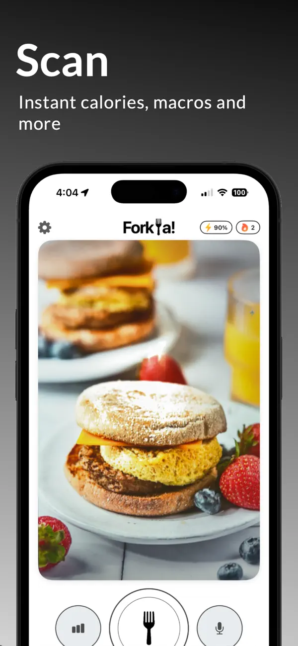 #6. ForkYa! AI Calorie Tracker (iOS) By: W89 Labs