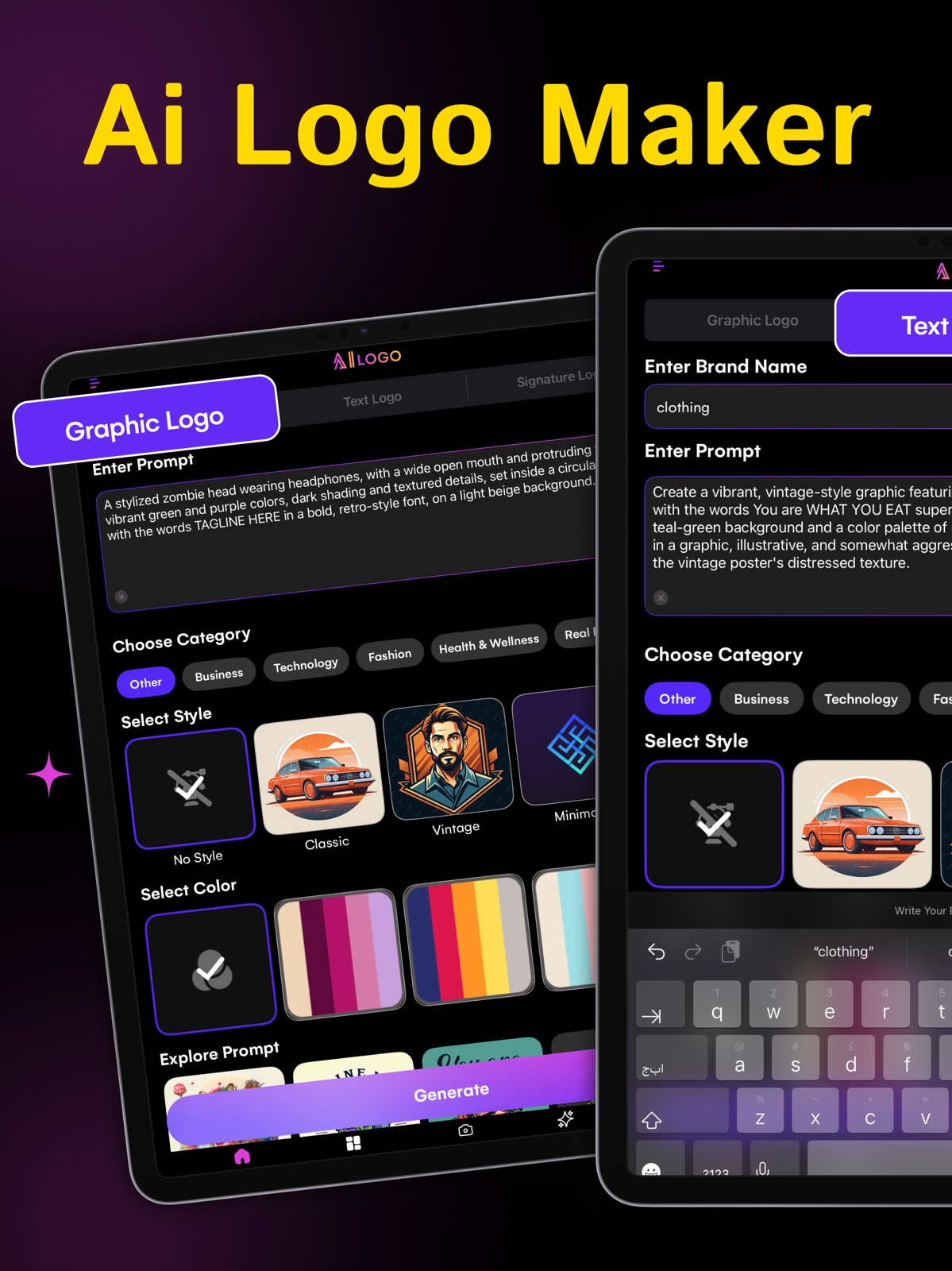 AI Logo Generator & Maker App ipad screenshot 3