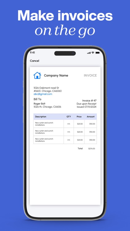 Easy Invoice Maker - Estimate