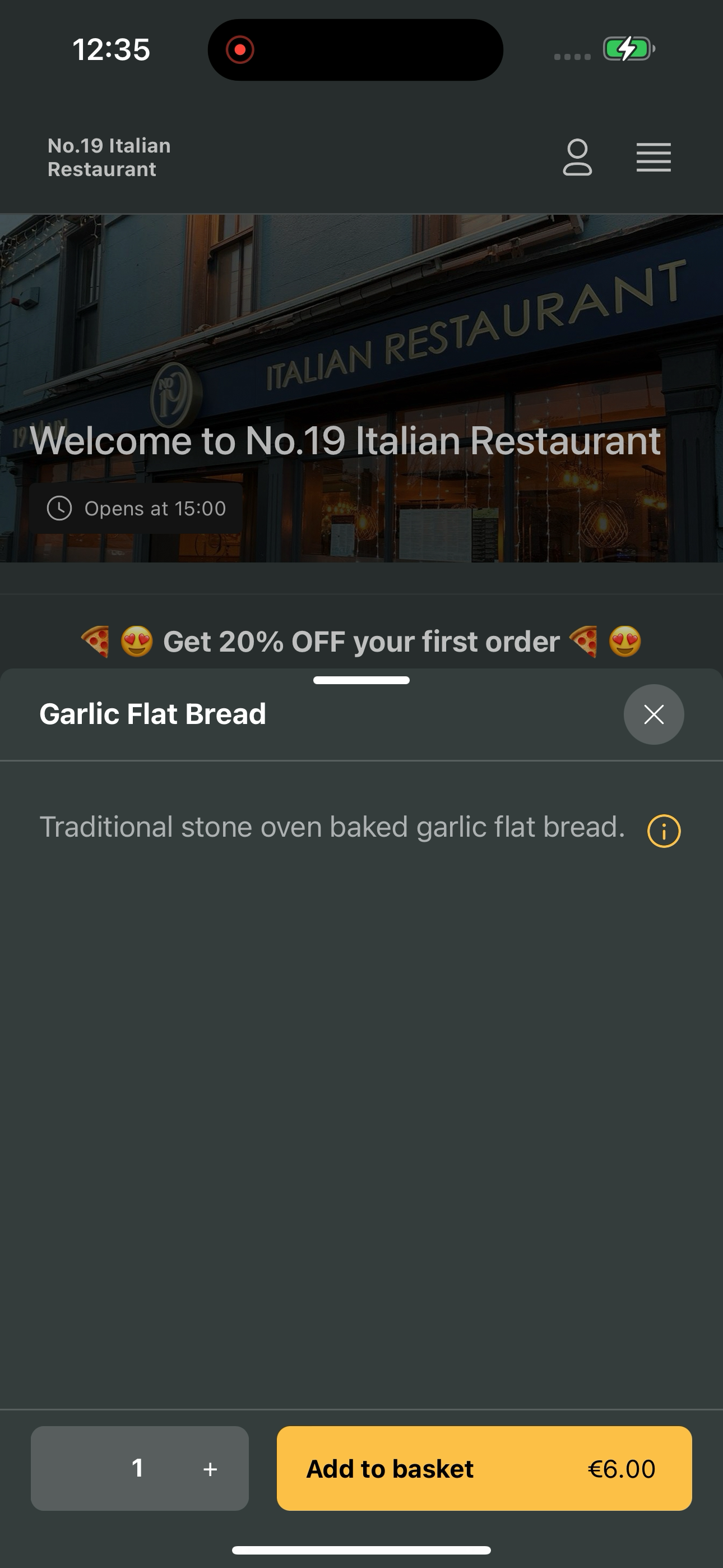 No.19 Italian Restaurant