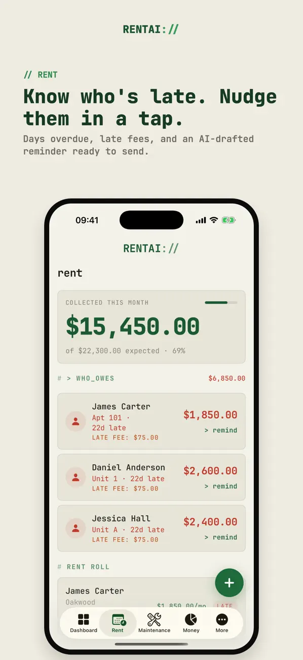 Screenshot #2 pour Property Management RENT AI+
