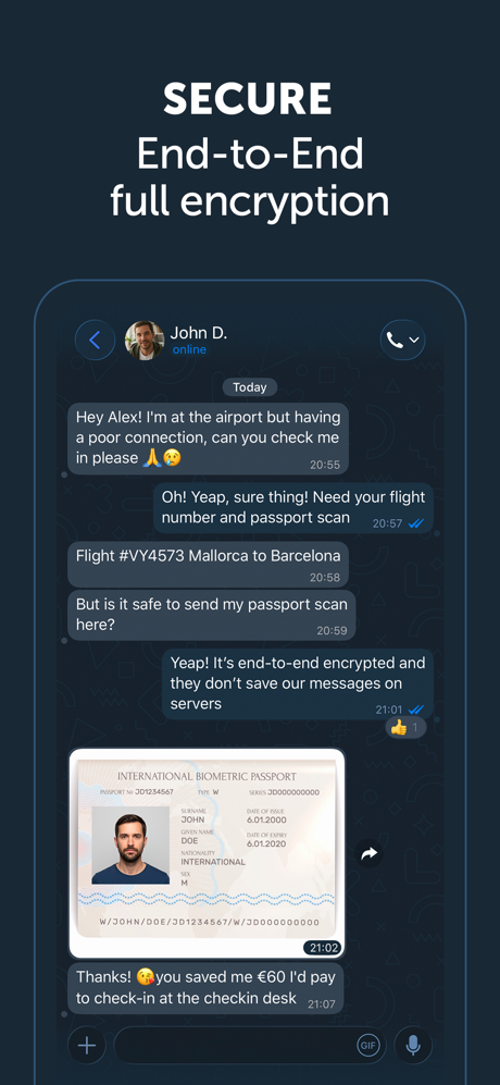 Zangi Private Messenger screenshot 2