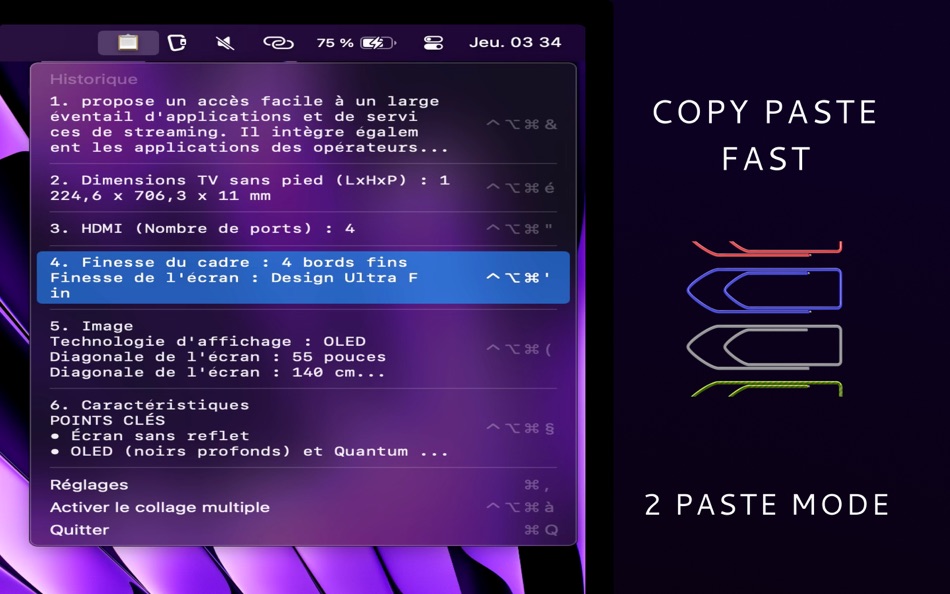 #3. Fast Paste (macOS) 由: Dylan Zaoui