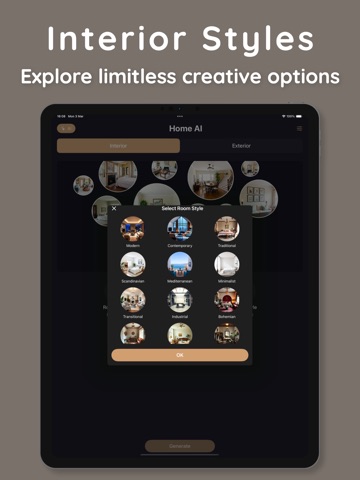 Reimagine Home AI iPad screenshot