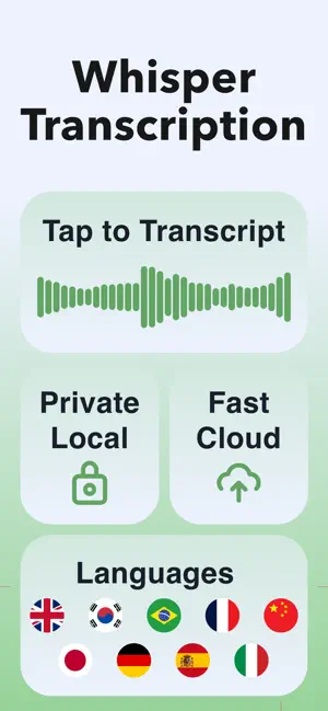 V2T: Whisper AI Transcription screenshot 1